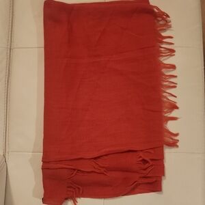 Elegant Red Women's Scarf